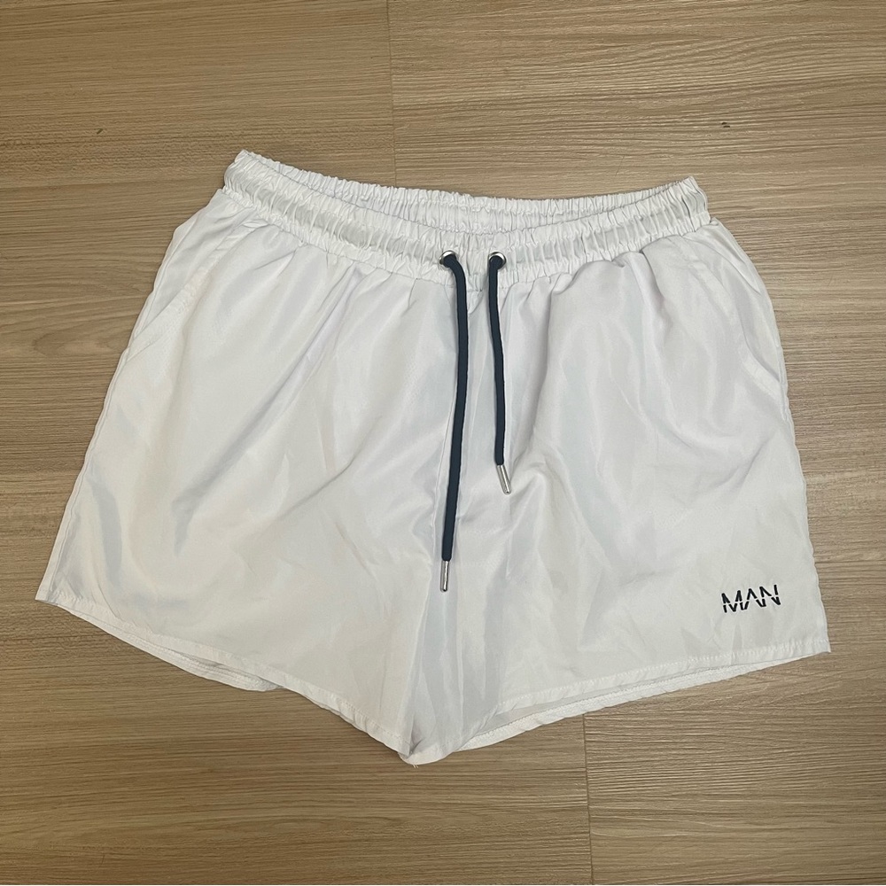 White Men’s Swimsuit / Bathing Suit